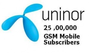 Uninor Now With Over 25 Million GSM Subscribers