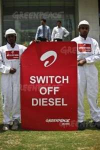 Greenpeace Revolt Against Airtel