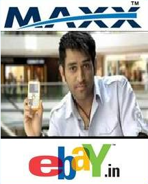 MAXX Mobile Auctions Two Handsets Signed By Dhoni For Charity